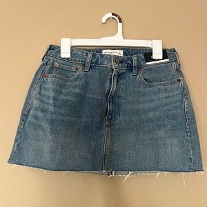 Abercrombie & Fitch Blue Denim Mini Skirt
